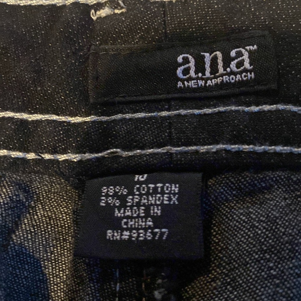 Women’s black denim skirt size 10 - Picture 3 of 5